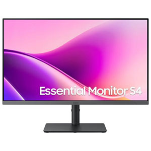 Samsung Essential S4 27" FHD 100Hz 5ms GTG IPS LED Gaming Monitor (LS27F434UANXZA) - Black