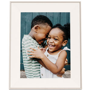 Aura Aspen 12" Digital Photo Frame (AF215-MWHT) - Clay - Exclusive Retail Partner