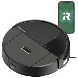 iRobot Roomba 205 DustCompactor Vac Bagless Robot Vacuum for Multi-Surface with Onboard Debris Compactor (60 Days), LiDAR, Wi-Fi - Black