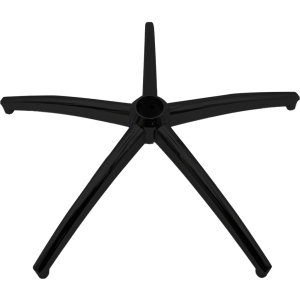 MotionGrey Base Star de remplacement pour les chaises de bureau – Lourds 5-Leg Base de chaise pivotante, noir