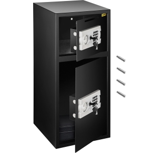 VEVOR Large Double Door Security Safe Box 2.6 Cubic Feet Steel Safe Box Strong Box with Digital Lock
