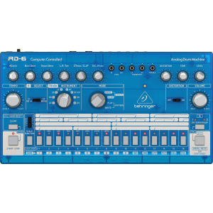 Behringer RD-6 Analogue Drum Machine - Transparent Blue