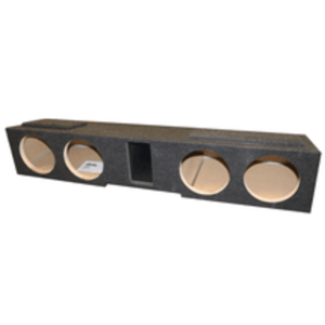 Atrend U-8CPQV Quad Vented 8" Subwoofer Enclosure for 2007 - 2023 GM Crew Cab