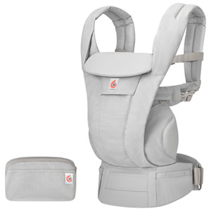 Ergobaby Omni Deluxe Cotton Four Position Baby Carrier - Pearl Grey
