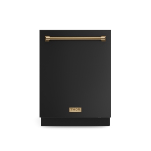 Gordon Ramsay by THOR Kitchen 24" Front-Control Mineral Assisted Dry Stainless Steel Tub Dishwasher - Black/Bronze