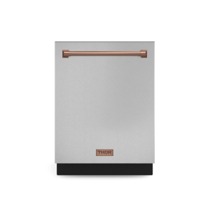 Gordon Ramsay by THOR Kitchen 24" Front-Control Mineral Assisted Dry Stainless Steel Tub Dishwasher - Stainless Steel/Rose Gold