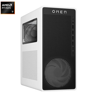 HP OMEN 16L Gaming PC - White Metal (AMD Ryzen 7 8700F/16GB RAM/1TB SSD/RTX 5060 Ti) - Only at Best Buy