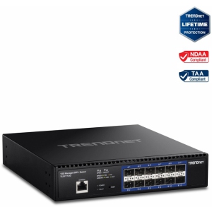 TRENDnet TL2-F7120 12-Port 10G Layer 2 Managed SFP+ Switch (TL2F7120)