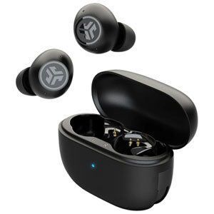 JLab Go Pop Écouteurs Intra-Auriculaires True Wireless à Réduction de Bruit - Noir
