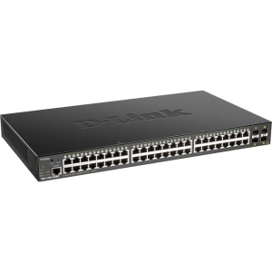 D-Link DGS-1250-52XMP 52-Port 10-Gigabit Smart Managed PoE Switch (DGS125052XMP6KV)