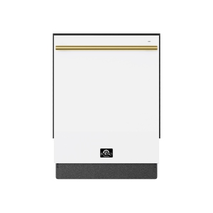 Forno Romano Espresso 24" 49dB Front-Control Stainless Steel Tub Dishwasher ENERGY STAR - White