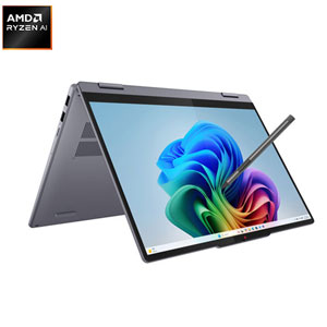 Lenovo IdeaPad 5 14" Touchscreen 2-in-1 Copilot+ PC Laptop - AMD Ryzen AI 5 - 16GB LPDDR5x - 512GB SSD - Windows 11 Home - Luna Grey