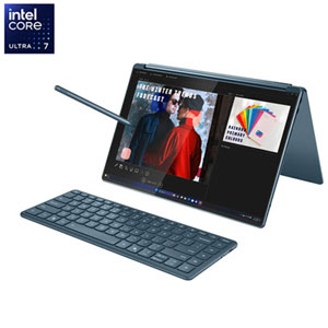 Lenovo Yogabook 9i 14" 120Hz Touchscreen 2-in-1 Laptop - Intel Core Ultra 7 255H - 16GB LPDDR5x - 1TB SSD - Windows 11 Home - Tidal Teal