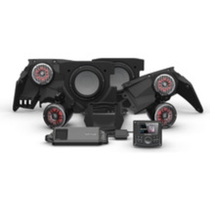 Rockford Fosgate X317-STG5 PMX-3, Speaker, Dual Subwoofer and Rear Speaker Kit for Select X3 Models