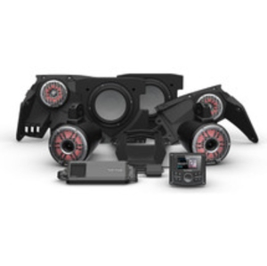Rockford Fosgate X317-STG6 PMX-3, Dual Subwoofer and Rear Horn Speaker Kit for Select X3 Models