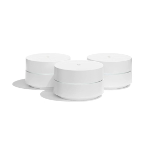 Google Whole Home Mesh Wi-Fi System (set of 3)- Refurbished Excellent