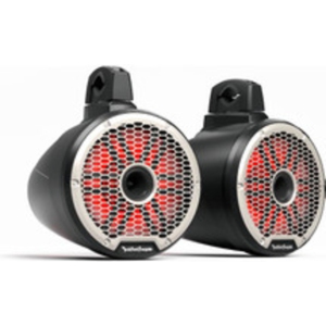 Rockford Fosgate M2WL-10HB M2 Series Colour Optix 10" wakeboard tower speakers with horn tweeters and LED lighting - Black