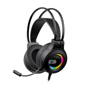 Havit H2040D Dynamic RGB lighting 3.5mm Aux + USB powered gaming headset with 50mm Drivers & Mic_Black