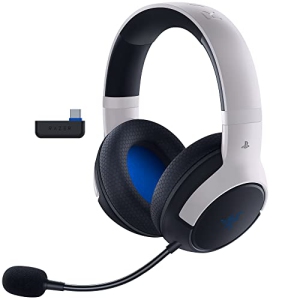 Razer Kaira HyperSpeed Wireless Gaming Headset for PlayStation 5 / PS5, PS4, PC, Mobile: 50mm Drivers - HyperClear Cardioid Mic - Memory Foam Cushions - Bluetooth - 30 Hr Battery -