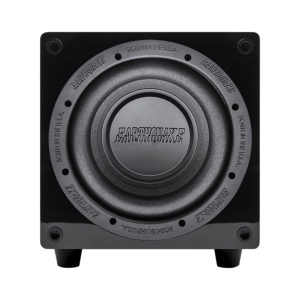 Earthquake Sound MiniMe DSP P8B 8” Powered Micro Subwoofer with Digital Signal Processing, Black Piano Gloss Lacquer