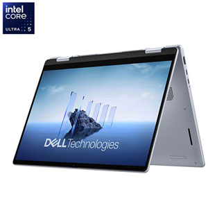 Dell Plus 14" Touchscreen 2-in-1 Copilot+ PC Laptop - Intel Core Ultra 5-226V - 16GB LPDDR5X - 512GB SSD - Windows 11 Home - Ice Blue