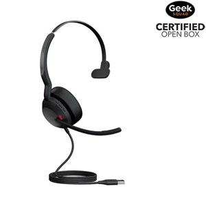 Open Box - Jabra Evolve2 50 On-Ear Noise Cancelling Bluetooth Mono