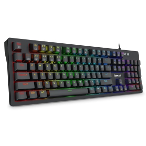 Redragon - K679 RGB Gaming Keyboard - 104 Keys Wired Mechanical Keyboard Absorbing Foams - RGB Backlight - Full Color Keycaps - Upgraded Hot-swappable Socket