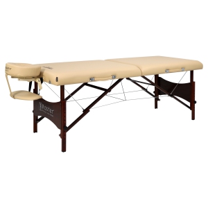 Master Massage 28" Paradise Pro Portable Massage Table Package, Cream