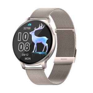 Green Scenic Smartwatch with Heart Rate Monitor and Multi-Sport Mode