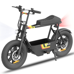 Gyrocopters Vortex Electric Scooter with Seat | UL2272 Safe | 470W Peak Motor 16*3 Inch Wear Resistant Fat Tires | Speed Upto 32km/h | Range Upto 28km | Basket & GPS Tracker