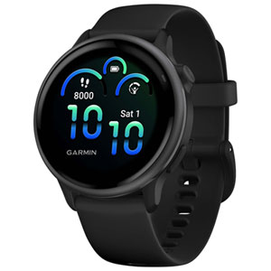 Garmin vívoactive 6 Active AMOLED 42mm Bluetooth Fitness GPS Smartwatch - Black