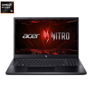Acer Nitro V 15.6" 165Hz Gaming Laptop - AMD Ryzen 5 7535HS - 8GB DDR5 - 512GB SSD - RTX 3050 - Windows 11 - Black