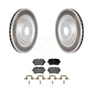 Rear Coat Brake Rotors Ceramic Pad Kit For Audi Q7 Q8 e-tron Quattro SQ8 Sportback SQ7 S6 KGT-103538
