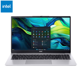 Acer Aspire Lite 15.6" Laptop - Intel N150 - 8GB DDR5 - 512GB SSD - Windows 11 - Silver