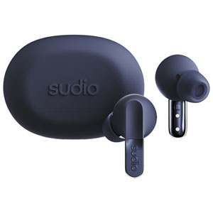 Sudio N3 Pro Audio Écouteurs Intra-Auriculaires True Wireless à Réduction de Bruit - Bleu Marine