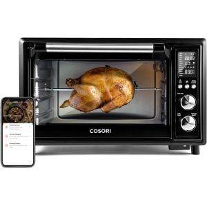 Cosori Smart 12-in-1 Air Fryer Toaster Oven Combo, 30L, Wi-Fi, Alexa Compatible, with 100 Recipes, Dehydrator, and Accessories