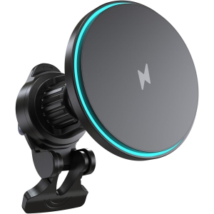 YOULIGHTS Car Charger, Hands-free Car Phone Holder Charger with LED Light, Wireless Charger Car Mount for iPhone, 15W Charger for Air Vent, Compatible with iPhone 16/15/14/13/12