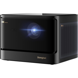 Dangbei DBOX02 4K Projector GTV, 2450 ISO Lumens, Netflix Officially Licensed Home Theater Projector with WiFi and Bluetooth, HDR10+, 200-inch Picture, 2x12W DTS:X and Dolby Audio