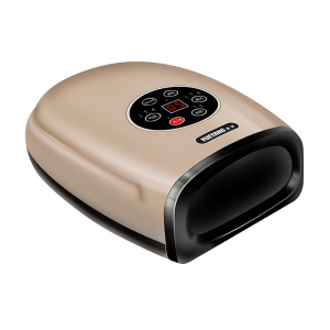 Hand massager rechargeable palm care instrument kneading finger decompression electric physiotherapy instrument home use——gold