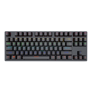 Gaming Keyboard Mechanical Wired Blue Axis Office Keyboard E-sports Computer Game (Black)