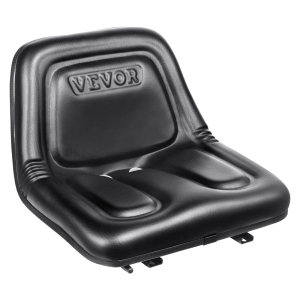 VEVOR 6.3-13.4 inch Universal Tracor Seat, Lawn Mower Seat with Micro Switch and Drainage Holes, Extended Slot Tractor Seat for Tractor Loader Excavator
