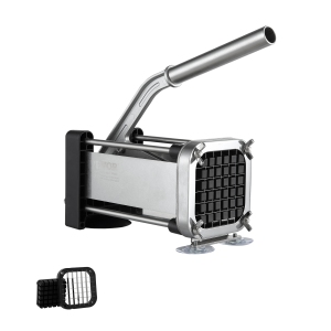 VEVOR French Fry Cutter, Potato Slicer with 1/2-Inch Stainless Steel Blade, Manual Potato Cutter Chopper with Suction Cups, Great for Potato, French Fries, Cucumber, Vegetables