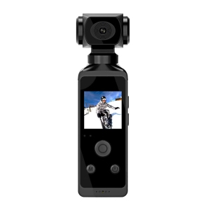 [128GB] 4K pocket sports camera with waterproof housing HD LCD screen 270° rotation anti-shake mini handheld sports camera outdoor cycling camera