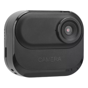 1080P Waterproof Thumb Action Camera with 64GB Card - 140 Min Battery, AI Editing, Mountable for Sports & Vlogging（black）