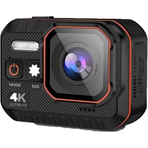Black 4K HD Action Camera (no card) – 40MP, IP68 waterproof, 170° wide-angle lens camera