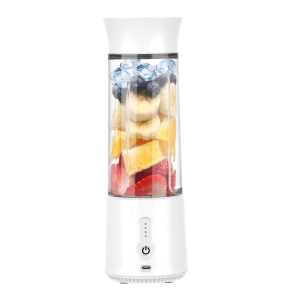 WhitePortable Personal Blender, Blender Smoothie Maker, USB Rechargeable 150W Smoothie Juicer Cup for Milkshakes and Smoothies, Sports, Travel and Kitchen——White