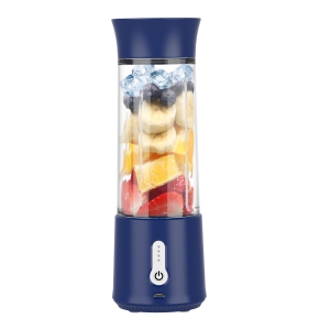 WhitePortable Personal Blender, Blender Smoothie Maker, USB Rechargeable 150W Smoothie Juicer Cup for Milkshakes and Smoothies, Sports, Travel and Kitchen——Dark Blue