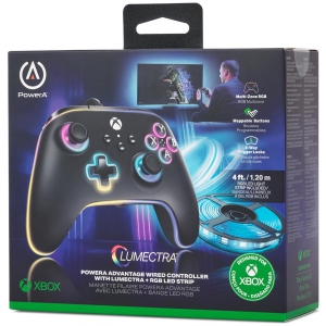 RGB LED Strip Black Advantage Lumectra Wired Controller for Xbox Series X/S