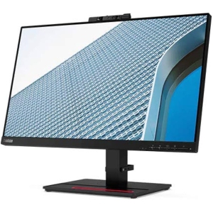 Tout nouveau - Moniteur LED Lenovo ThinkVision T24v-20 - 23,8 po, Noir corbeau - 1920 x 1080 à 60 Hz - 61FCMAR6US