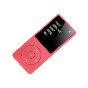 MP3/MP4 player, 1.8-inch HD screen, MP3 music player, FM radio, headphones, portable audio player with recording, picture browsing and e-book playback functions (red 32GB)